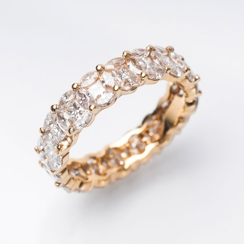 Diamant-Memoire-Ring