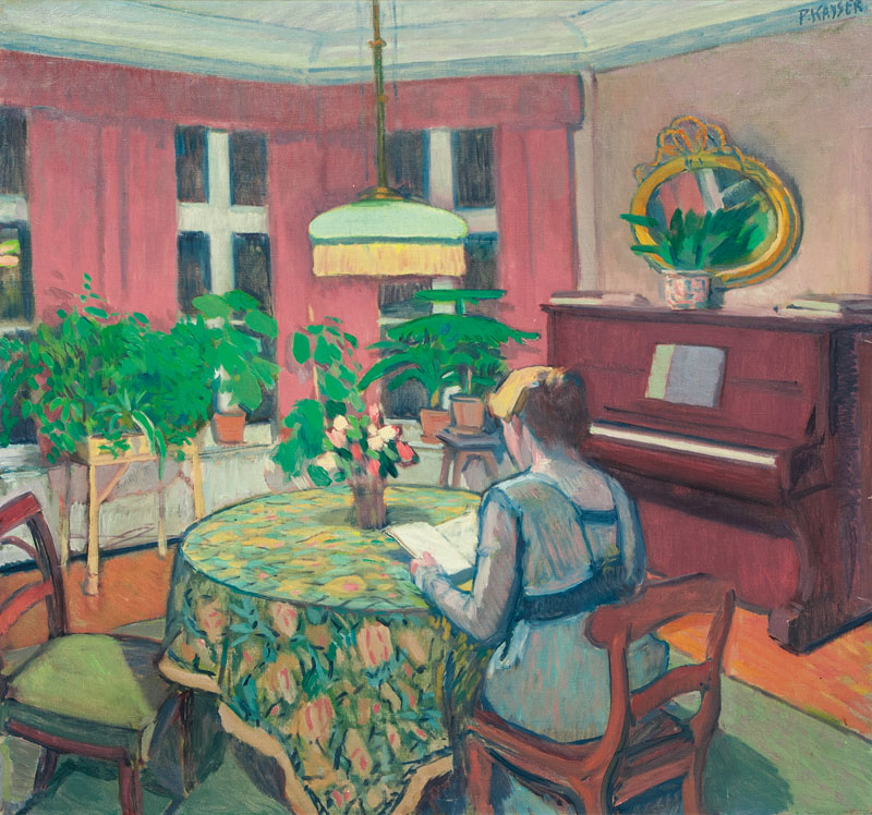 Interior with Melanie, the Artist's Wife