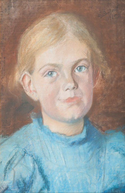 Portrait eines blonden Mädchens