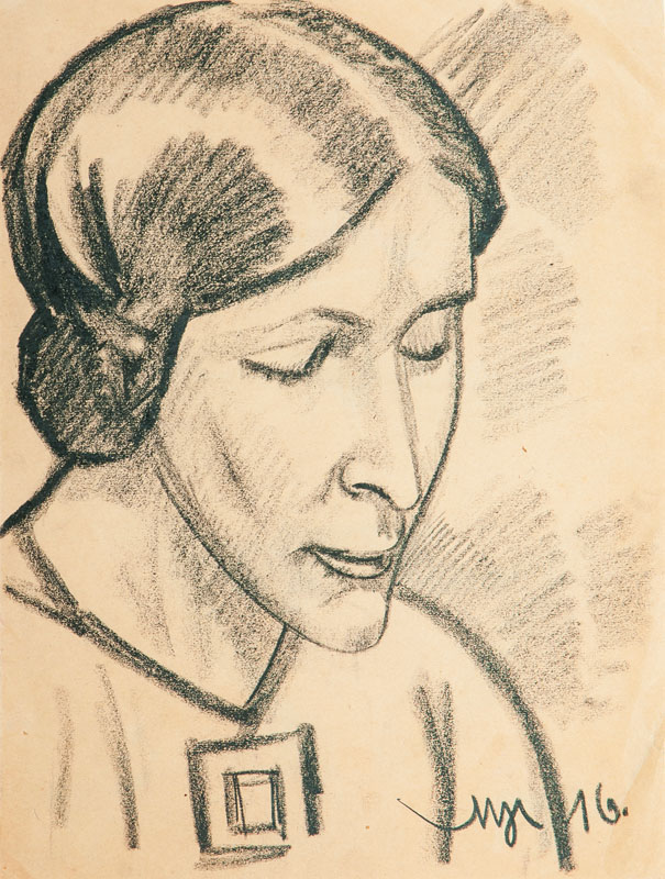 Dorothea Maetzel-Johannsen, die Ehefrau des Künstlers