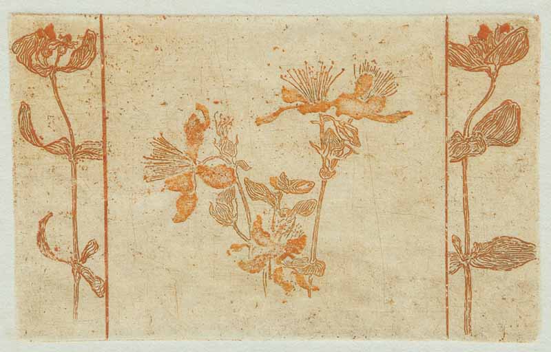 Four small Flower prints - image 2