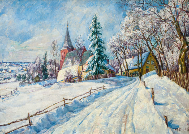 Village in Winter