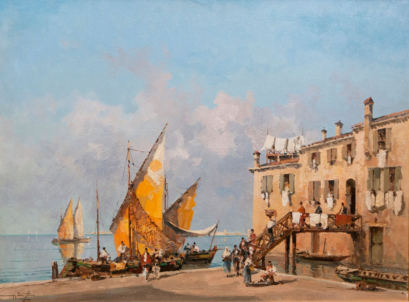 Motiv aus Chioggia in Venedig