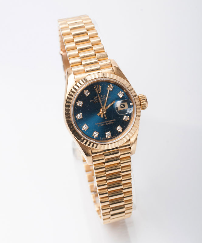 Damen-Armbanduhr 'Oyster Perpetual Datejust' von Rolex