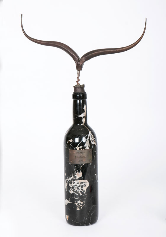 A bronze sculpture 'Black Bordeaux'