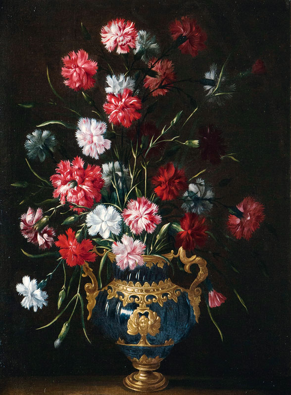 Carnations in a Vase