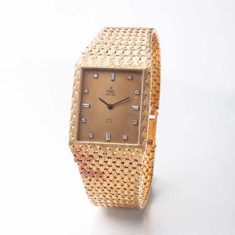 Damen-Armbanduhr mit Diamanten von Ebel