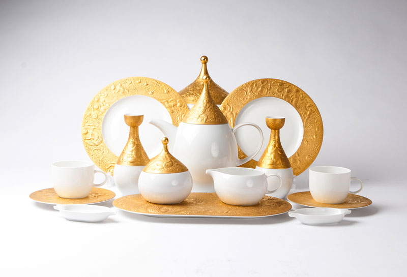 Rosenthal-Kaffeeservice 'Zauberflöte Sarastro' für 6 Personen