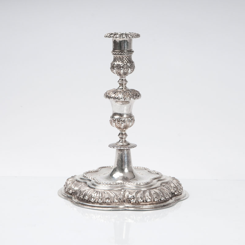 A rare Baroque candlestick