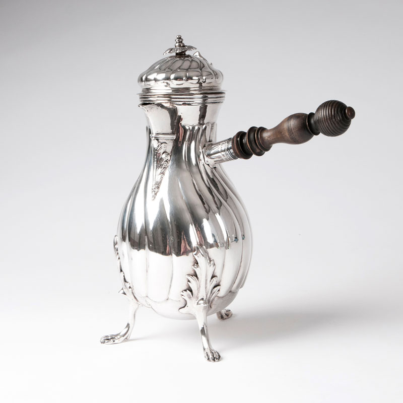 A Baroque coffee pot