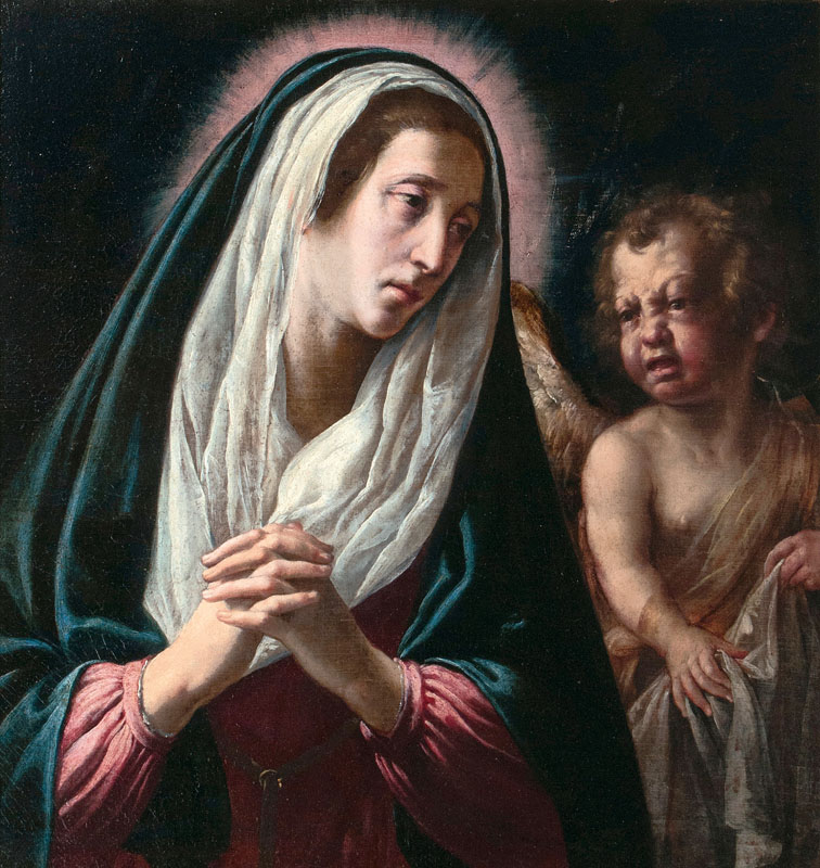 The Mater Dolorosa with a Weeping Putto