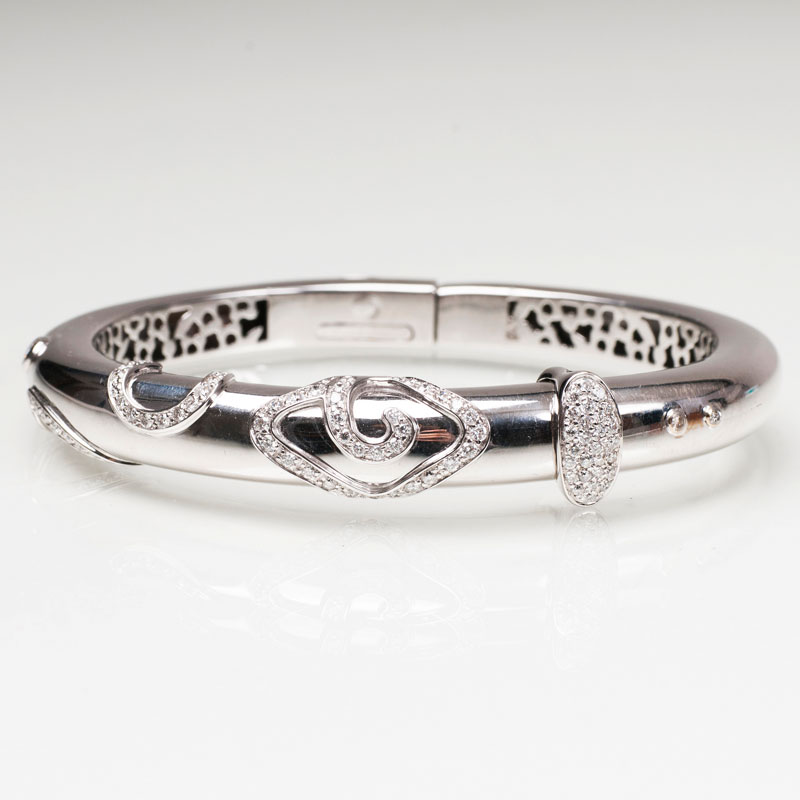 A diamond bangle bracelet by La Nouvelle Bague