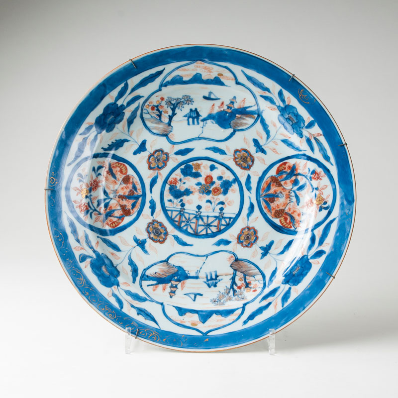 A large Imari plate
