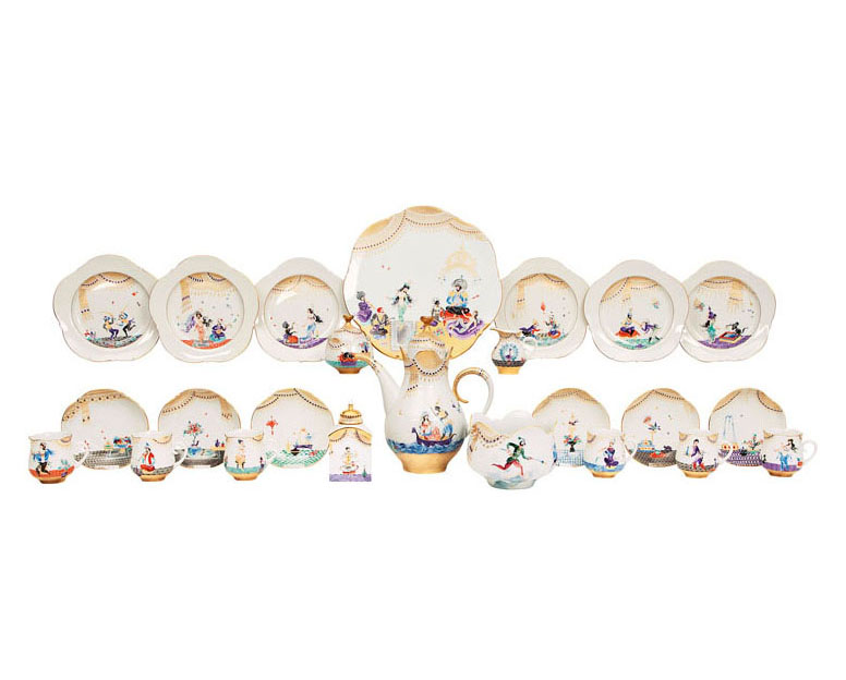 An extensive Meissen coffee-service '1001 nights' for 6 persons - image 2