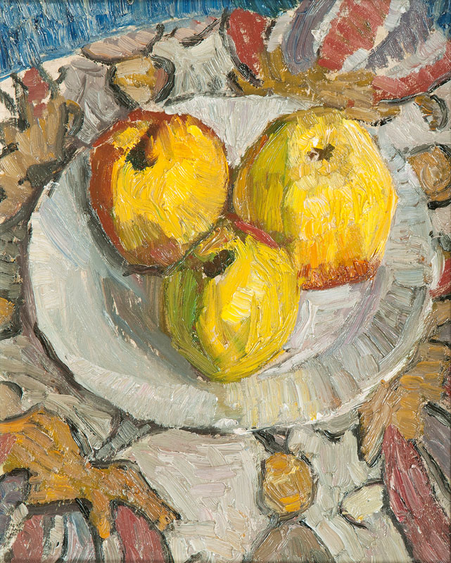 Still Life with three Apples