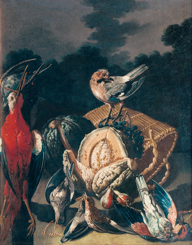 Companions Pieces: Still Lifes with Birds and Fruits