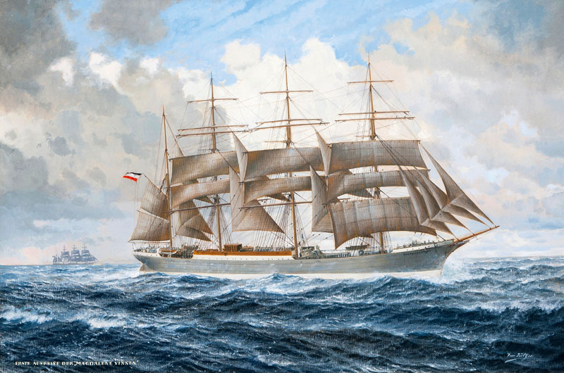 First Travel of the Magdalene Vinnen