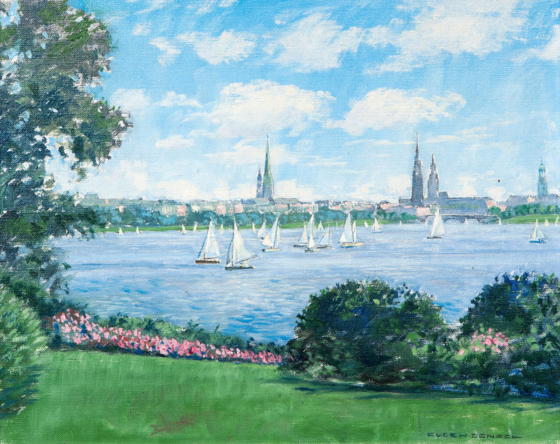 Blick über die Alster