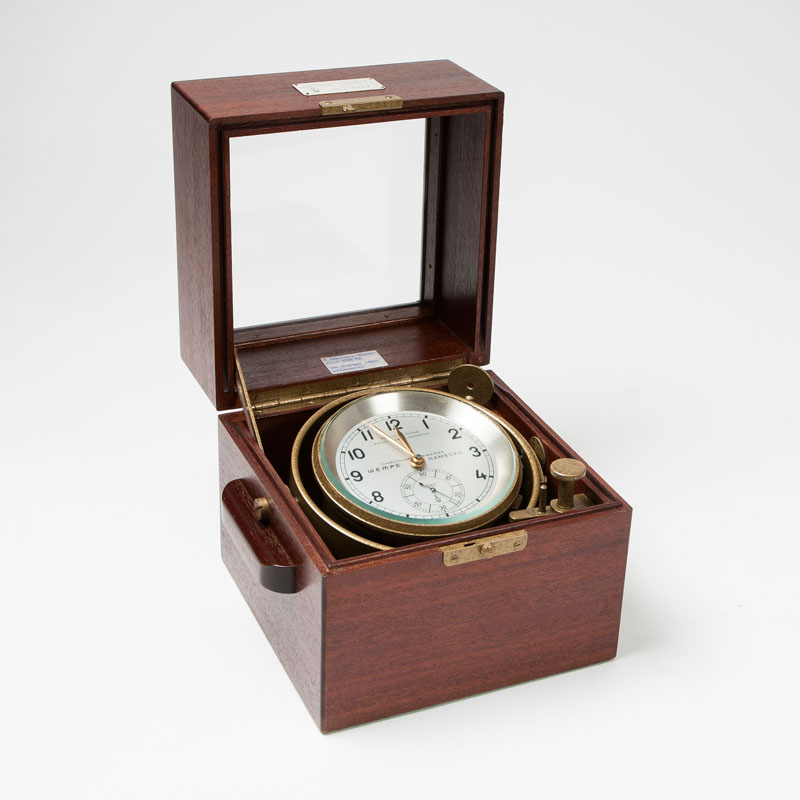 Seltenes Schiffschronometer von Wempe Seltenes Schiffschronometer von Wempe