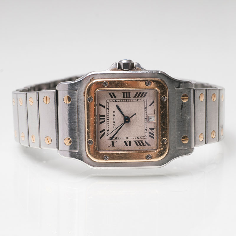 Herren-Armbanduhr von Cartier 'Santos Galbée' Herren-Armbanduhr von Cartier 'Santos Galbée'