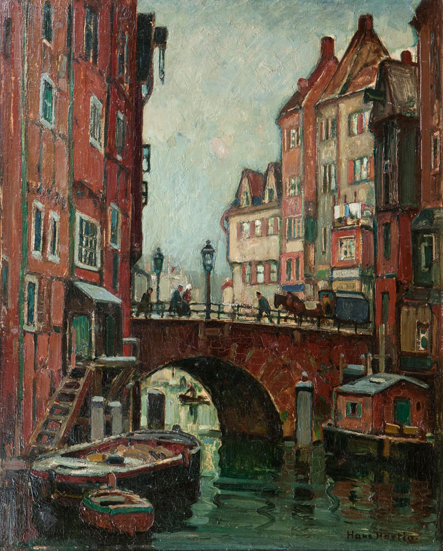 Hamburg Town Canal