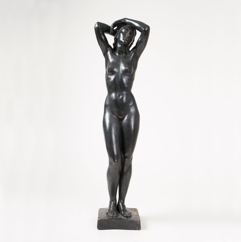 Alfred Essler, Bildhauer aus Berchtesgarden - A bronze sculpture 'Femal Nude' A bronze sculpture 'Femal Nude'