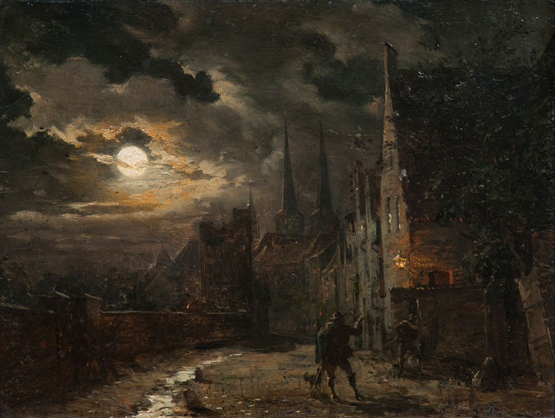 Lübeck in Moonlight