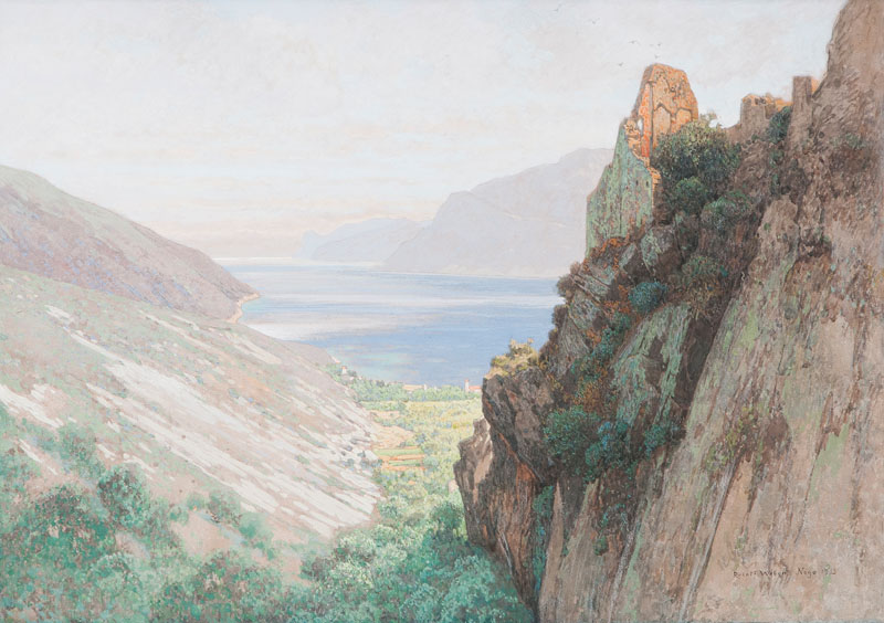 View on Lake Garda and Torbole