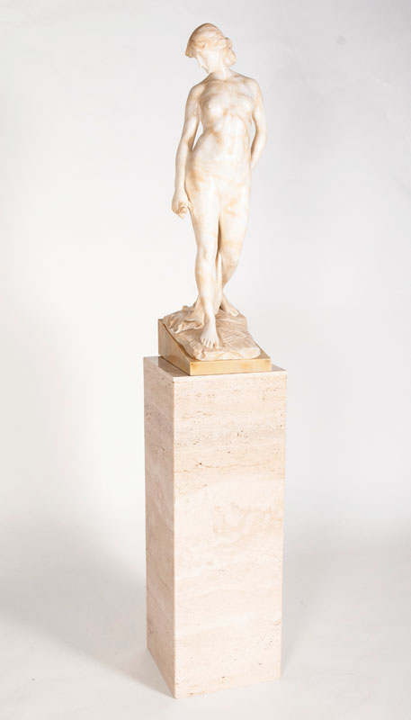 Marmor-Skulptur 'Weiblicher Akt' - Bild 2