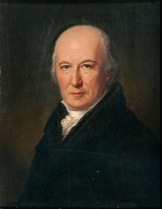 Portrait of the theater  director Friedrich Ludwig Schröder