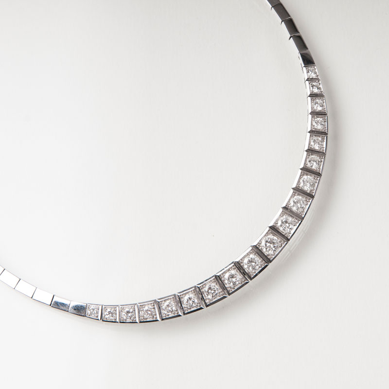 A diamond necklace