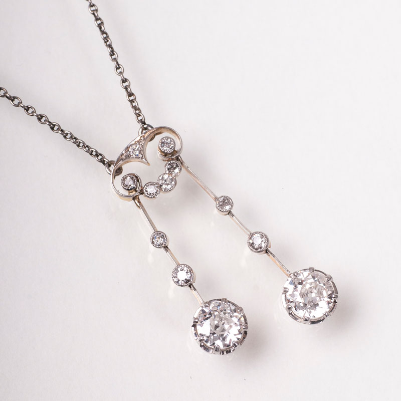 Jugendstil-Diamant-Collier