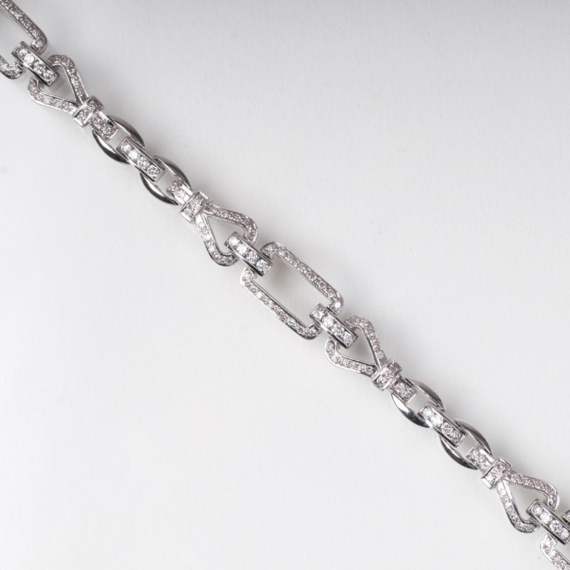 A diamond bracelet