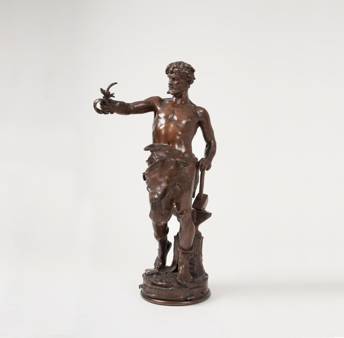 Bronze-Skulptur 'Le Travail'