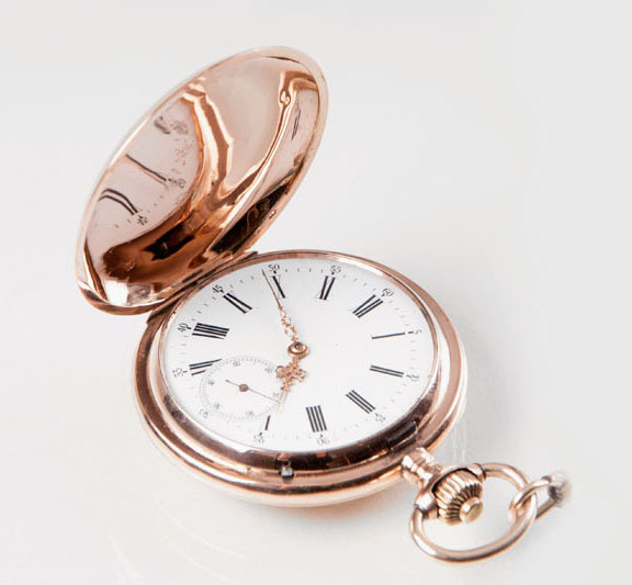 A Savonette pocket watch by IWC