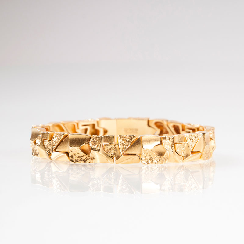 A golden bracelet by Lapponia