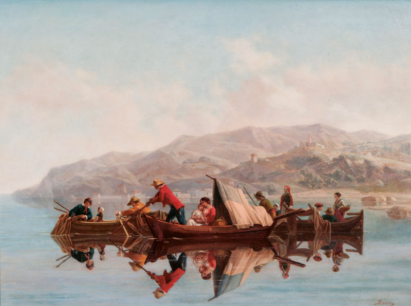 Idyll mit Fischerbooten