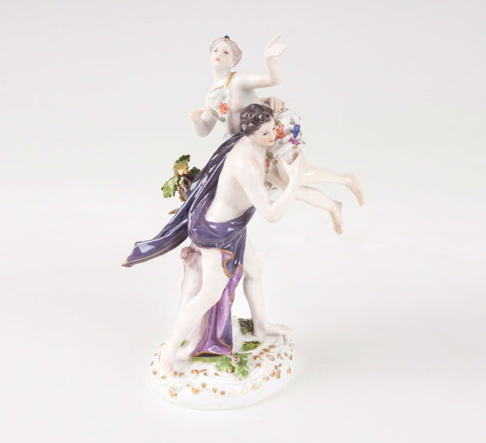 A porcelain figure 'Rape of Proserpine'