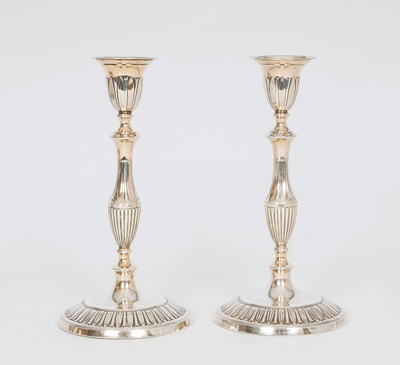 A pair of classical candlesticks