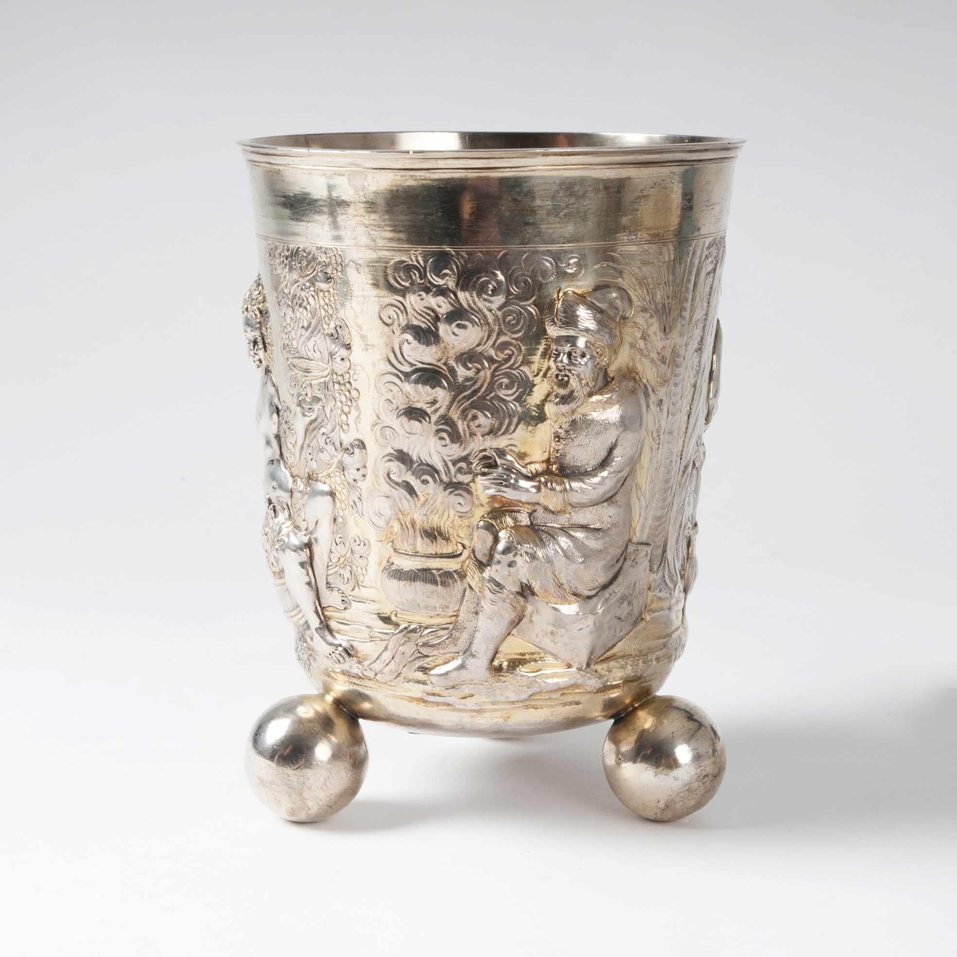 A museum-like grand beaker with chased allegory of the four seasons - image 2