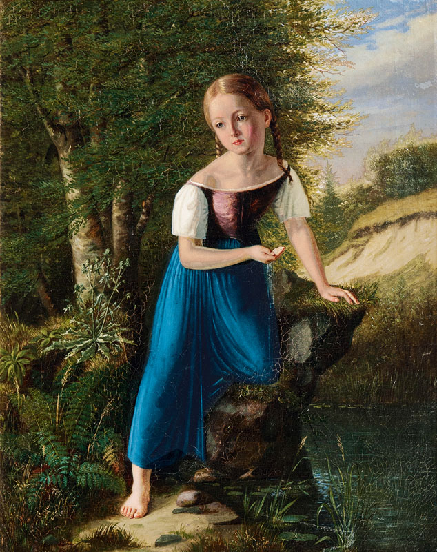 Girl by a Well