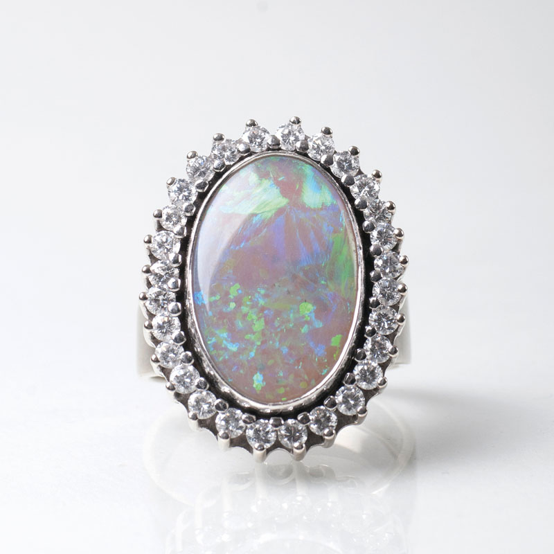 Opal-Brillant-Ring