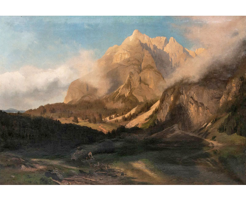Wilhelm Bode - Alpine Landscape Alpine Landscape