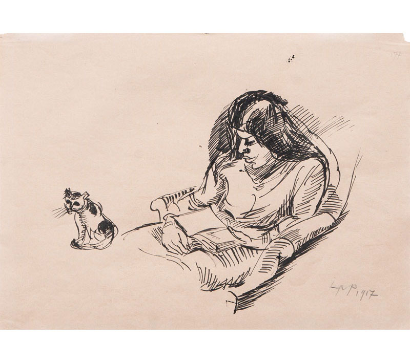 Charlotte Woman with Cat