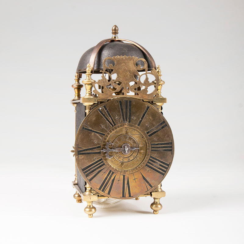 A rare Baroque miniature lantern clock