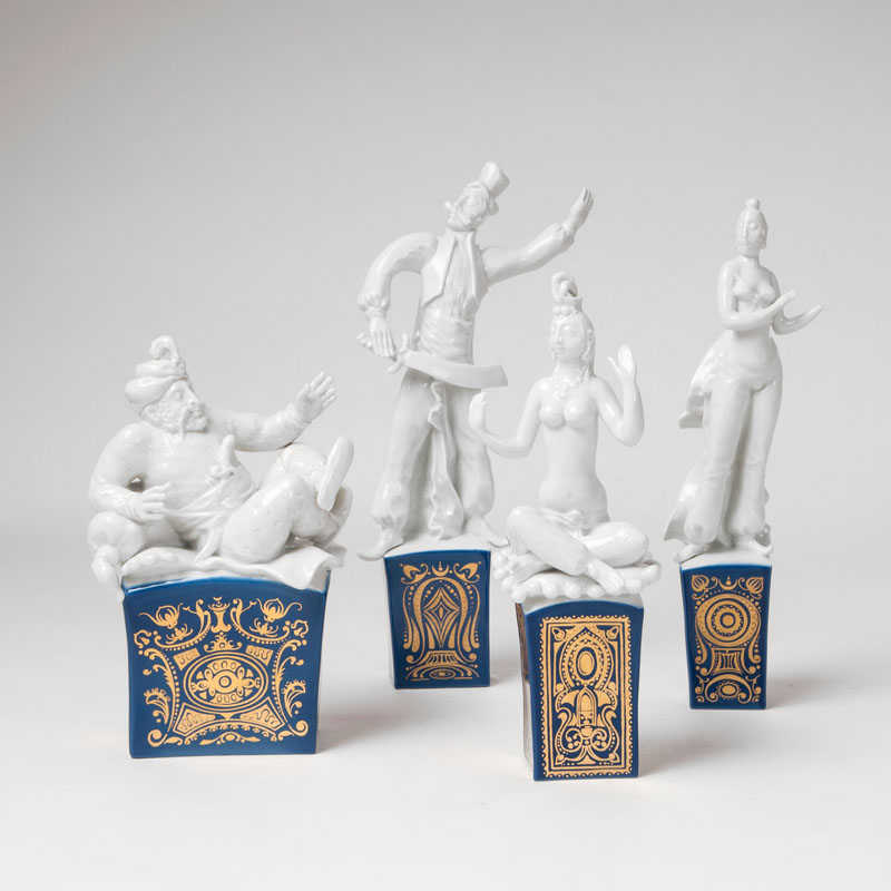 A set of 4 figures from 'Thousand and one Nights'