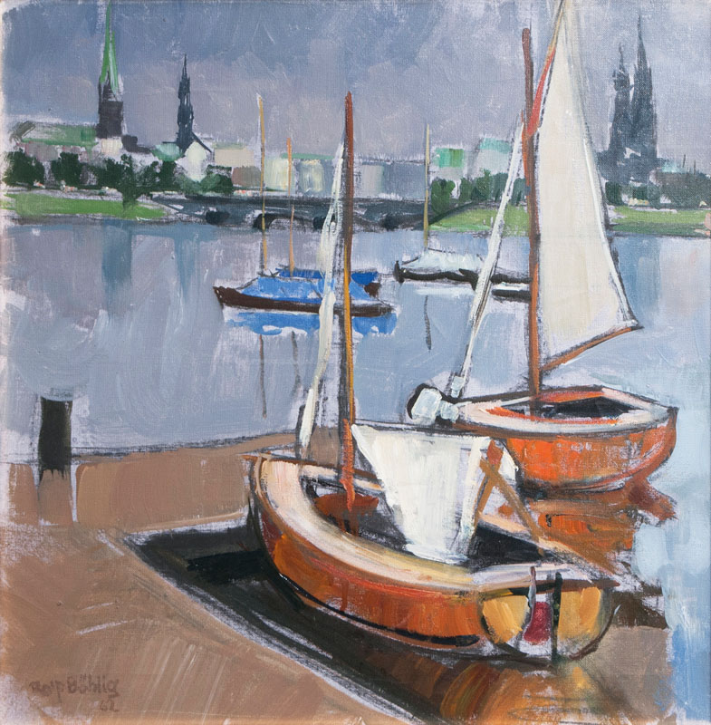 Sailing Boats on the Alster