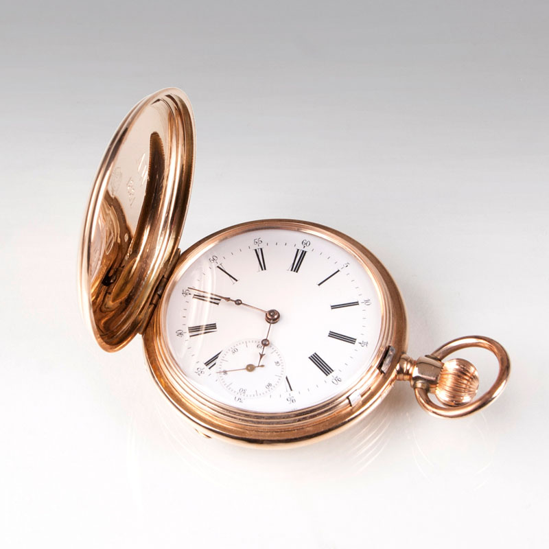 A savonette pocket watch