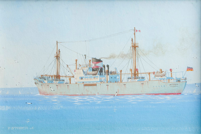 Peter Storck - The Athen in the Mediterranean Sea The Athen in the Mediterranean Sea