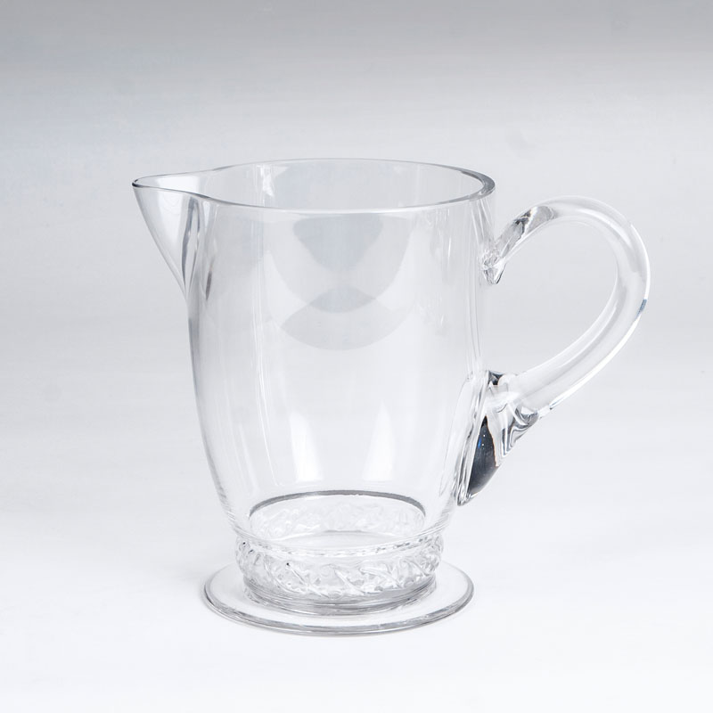 A Lalique pitcher 'Saint Hubert'